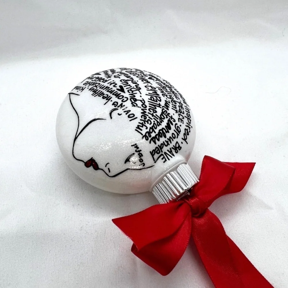 Christmas Ornament: Words of Affirmation – Spread Positivity and Holiday Cheer!